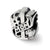 Number 1 Mom Charm Bead in Sterling Silver