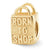Gold Plated Born to Shop Bead Charm hide-image