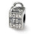 Sterling Silver Born to Shop Bead Charm hide-image