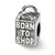Born to Shop Charm Bead in Sterling Silver