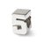Numeral 5 Charm Bead in Sterling Silver