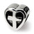 Sterling Silver Kids Heart w/Cross Bead Charm hide-image
