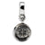 Compass Charm Dangle Bead in Sterling Silver