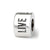 Live Laugh Love Spacer Charm Bead in Sterling Silver