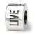 Sterling Silver Live Laugh Love Spacer Bead Charm hide-image