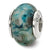 Sterling Silver Blue Crazy Lace Agate Stone Bead Charm hide-image