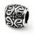 Sterling Silver Scroll & Dots Bali Bead Charm hide-image