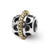 Bali Charm Bead in Sterling Silver & Gold Plated