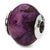 Sterling Silver Purple Magnesite Stone Bead Charm hide-image