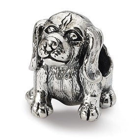 Sterling Silver Beagle Bead Charm hide-image