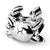 Sterling Silver Crab Bead Charm hide-image