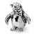 Sterling Silver Penguin Bead Charm hide-image
