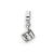 Love Story Book Charm Dangle Bead in Sterling Silver
