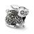 Marcasite Rabbit Charm Bead in Sterling Silver