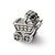 Baby Carriage Charm Bead in Sterling Silver