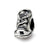Baby Shoe Charm Bead in Sterling Silver