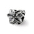Plumeria Floral Charm Bead in Sterling Silver