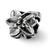Sterling Silver Plumeria Floral Bead Charm hide-image