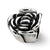 Sterling Silver Rose Floral Bead Charm hide-image