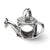 Watering Can Charm Bead in Sterling Silver