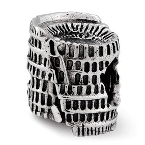 Sterling Silver Colosseum Bead Charm hide-image