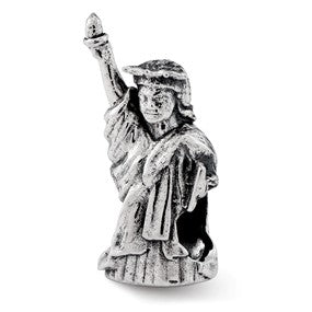 Sterling Silver Statue of Liberty Bead Charm hide-image