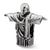 Christ the Redeemer Charm Bead in Sterling Silver