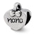 Nana Heart Charm Bead in Sterling Silver
