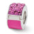 Pink Swarovski Elements Charm Bead in Sterling Silver