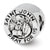 Saint John Pray For Us Charm Bead in Sterling Silver