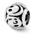 Sterling Silver Smiley Faces Bead Charm hide-image