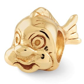 Gold Plated Fish Bead Charm hide-image
