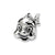 Fish Charm Bead in Sterling Silver
