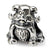 Sterling Silver Dog with Bone Bead Charm hide-image