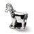 Horse Charm Bead in Sterling Silver