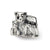 Mama & Baby Bear Charm Bead in Sterling Silver
