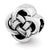 Sterling Silver Knot Bead Charm hide-image