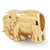 Elephant Charm Bead in Gold Plated