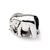 Elephant Charm Bead in Sterling Silver
