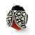Sterling Silver Enameled & Marcasite Ladybug Bead Charm hide-image