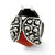 Enameled & Marcasite Ladybug Charm Bead in Sterling Silver