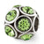 August Swarovski Elements Charm Bead in Sterling Silver