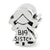 Kids Big Sister Charm Bead in Sterling Silver
