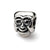 Comedy Mask Charm Bead in Sterling Silver