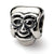 Sterling Silver Comedy Mask Bead Charm hide-image