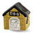 Sterling Silver Enameled Dog House Bead Charm hide-image