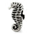 Seahorse Charm Bead in Sterling Silver