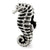 Sterling Silver Seahorse Bead Charm hide-image