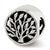 Tree Charm Bead in Sterling Silver