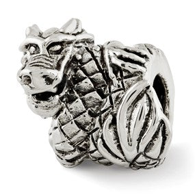 Sterling Silver Dragon Bead Charm hide-image